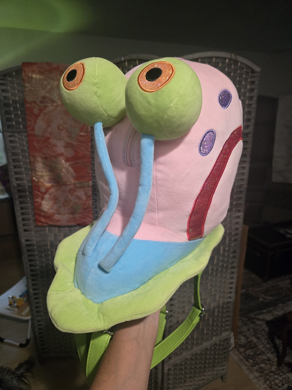 Dolls Kill x SpongeBob Gary Snail Plush Backpack